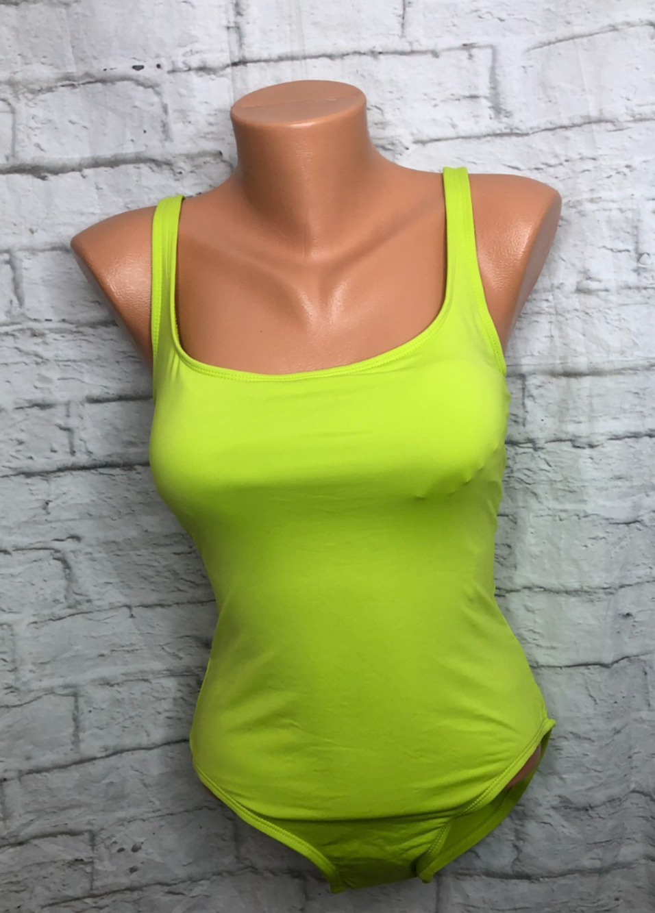 $118 Michael Kors Women's Lace-up Back One Piece Swimsuit Limeade NWT Size 10